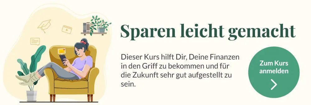 Sparen leicht gemacht: der Kurs hilft Dir, Deine Finanzen in den Griff zu bekommen