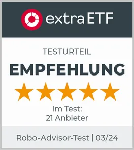 extraETF Empfehlung, Robo-Advisor-Test 03/2024
