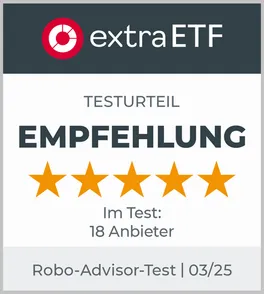 extraETF Empfehlung, Robo-Advisor-Test 03/2025