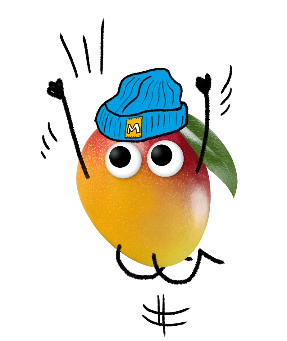 Momo Mango von Freche Freunde springt vor Freude